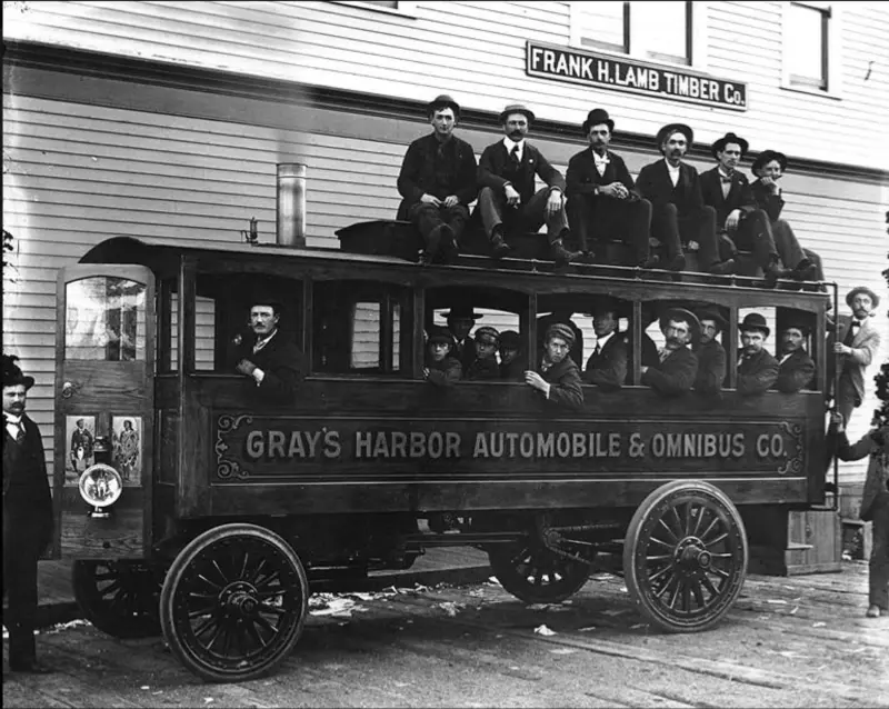 Grays Harbor Automobile and Omnibus Co. steam vehicle