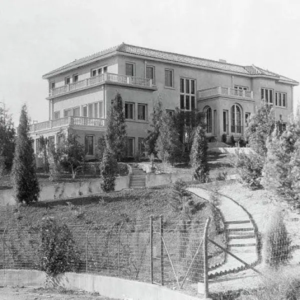 The mansion of Charlie Chaplin
