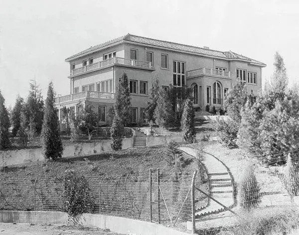 The mansion of Charlie Chaplin