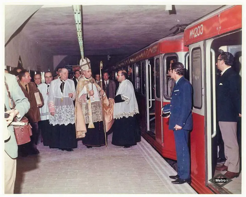 Inauguración del tramo Callao-Ventas, línea 5 del Metro de Madrid 