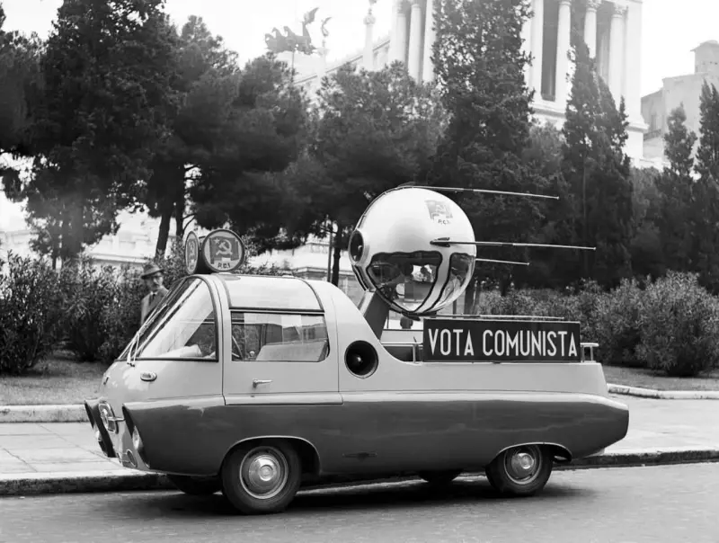 Italian Communist Party Propaganda Car