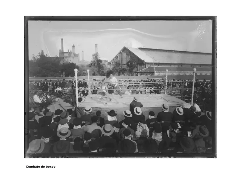 Combate de boxeo