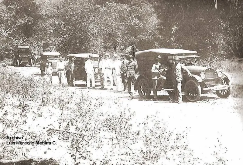 Caravana de vehículos