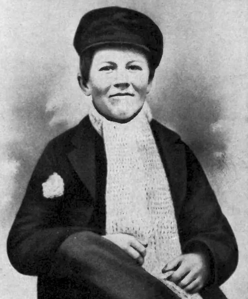 Young Thomas Alva  Edison, age 14