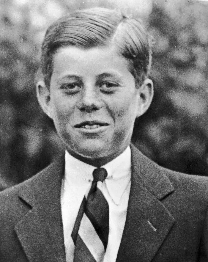 John F. Kennedy at the age of 10