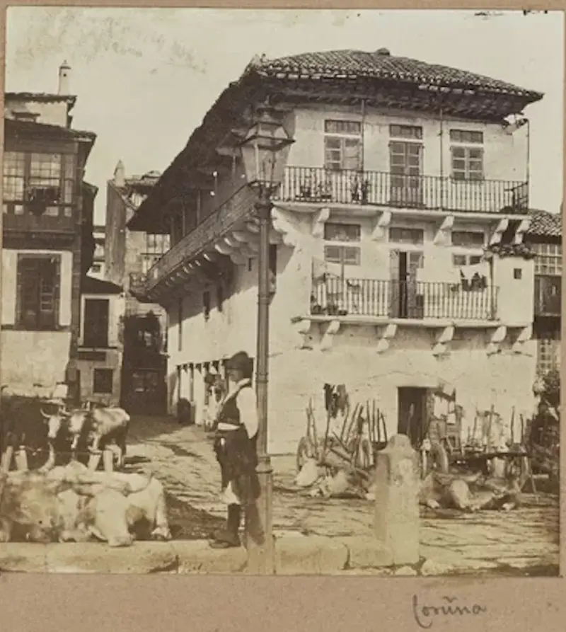 Posiblemente la primera foto de A Coruña