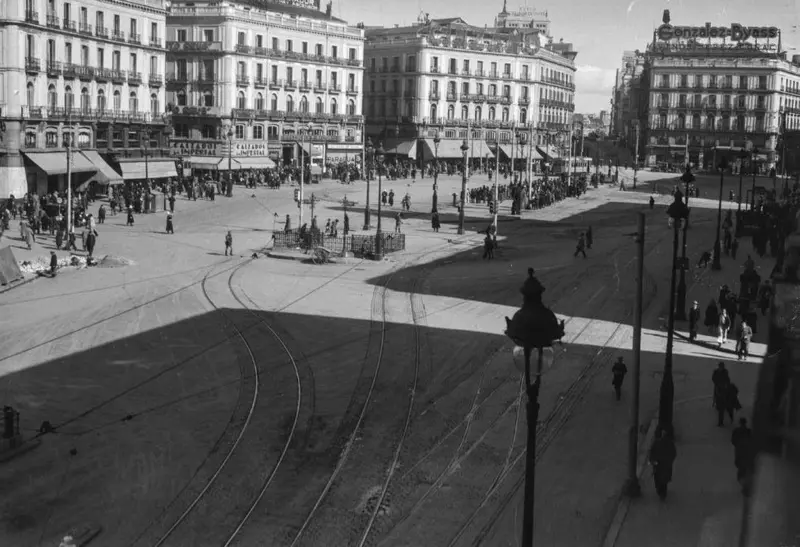 Vista desde el comienzo de la calle Mayor