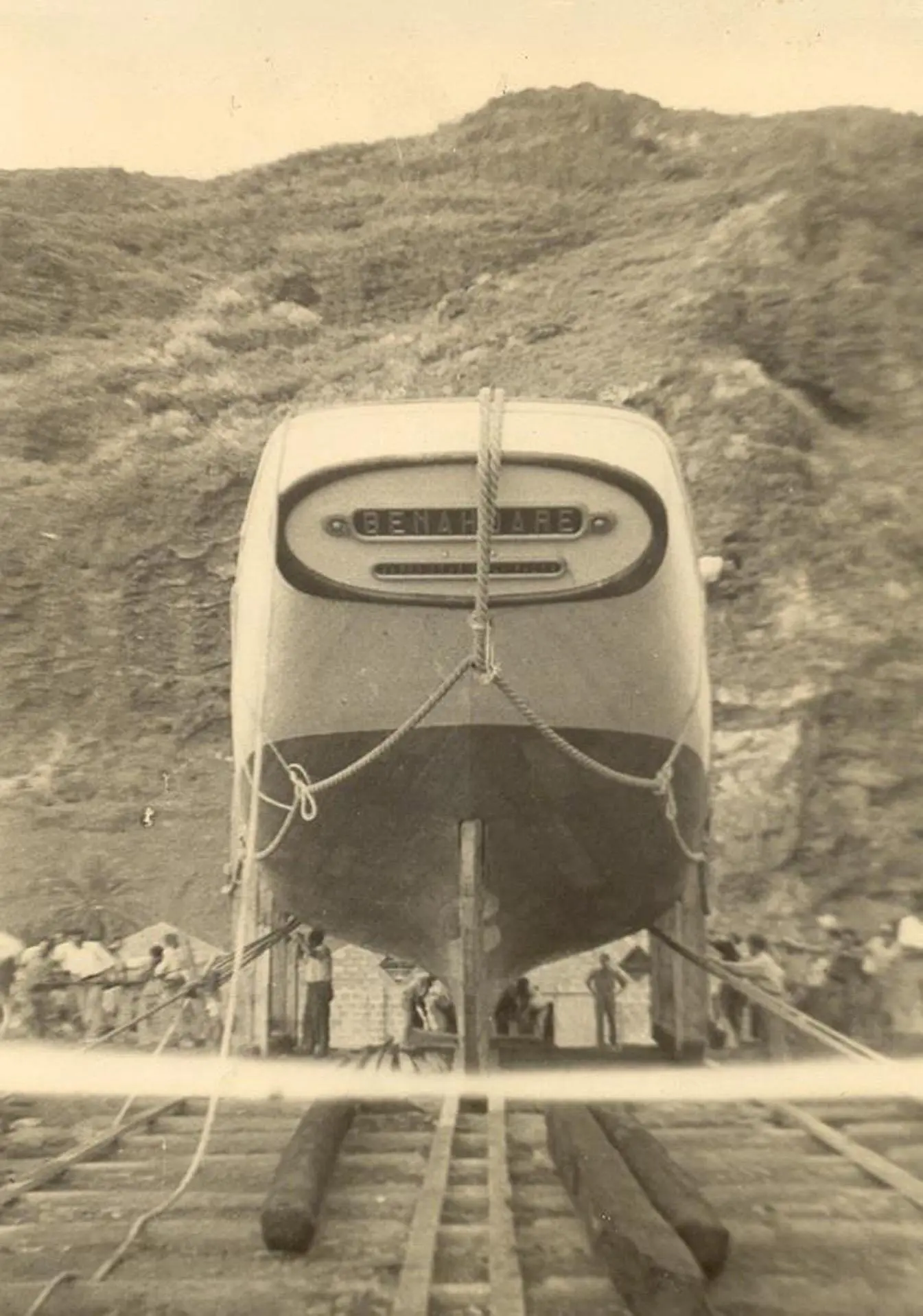 Fabricación de la goleta Benahoare.