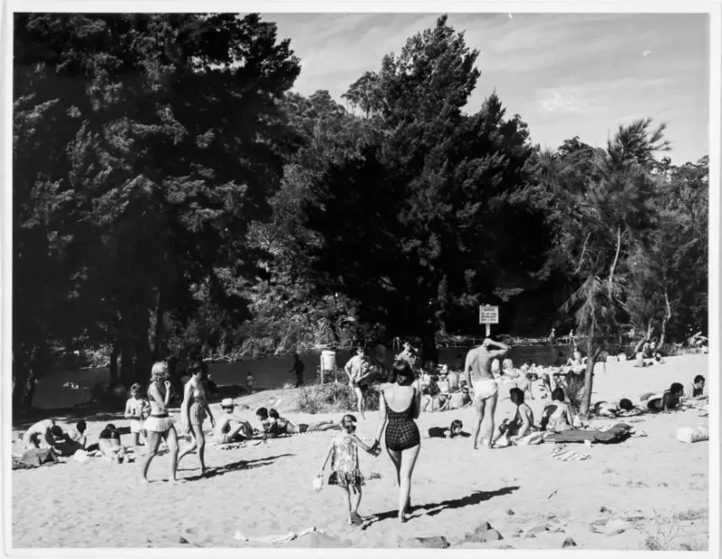 Swimmers at Casuarina Sands 