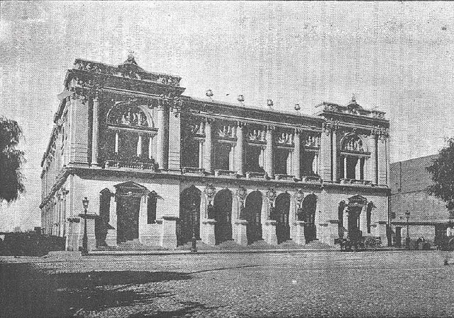 Teatro de la Victoria, Valparaíso (Chile), hacia 1900 – Esplendor cultural perdido