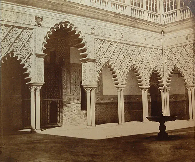 Seville, the Alcázar. Courtyard of the maidens