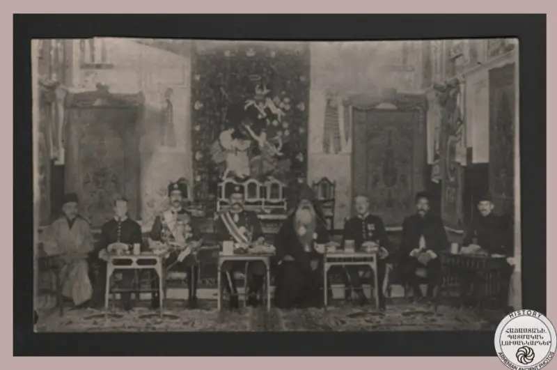 Meeting of Vardapet Grigoris, Ambassador of Russia with Governor of Isfahan