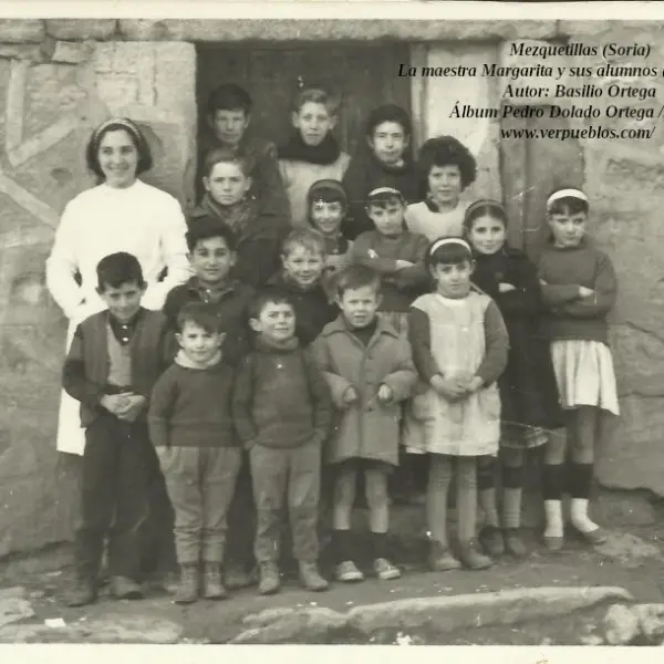 La maestra Margarita y sus alumnos