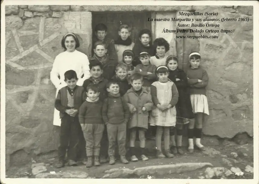 La maestra Margarita y sus alumnos