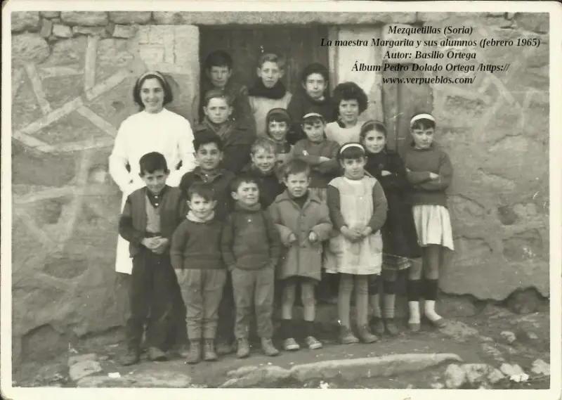 La maestra Margarita y sus alumnos