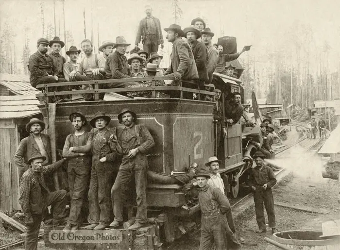 Bill Grisdale & Crew at Simpson's Camp No. 1,