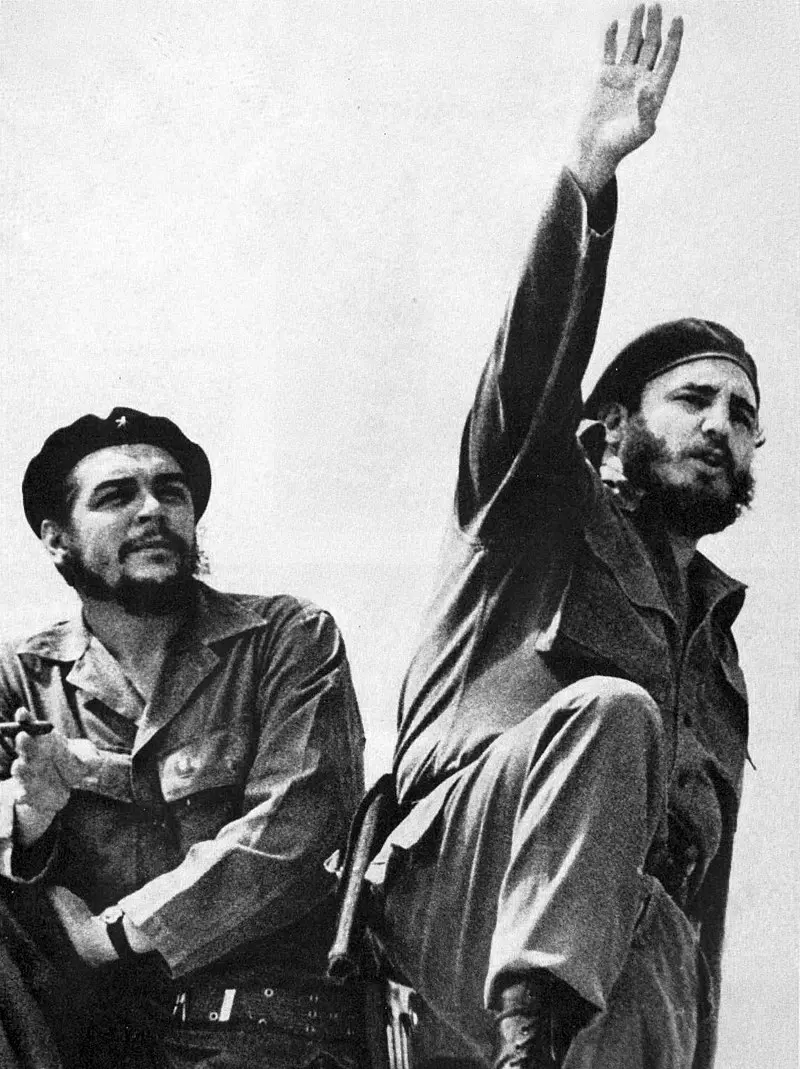 El Che Guevara con Fidel Castro