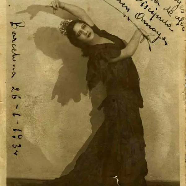 Retrato de Carmen Amaya. 