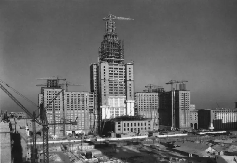 Construction of Moscow State University