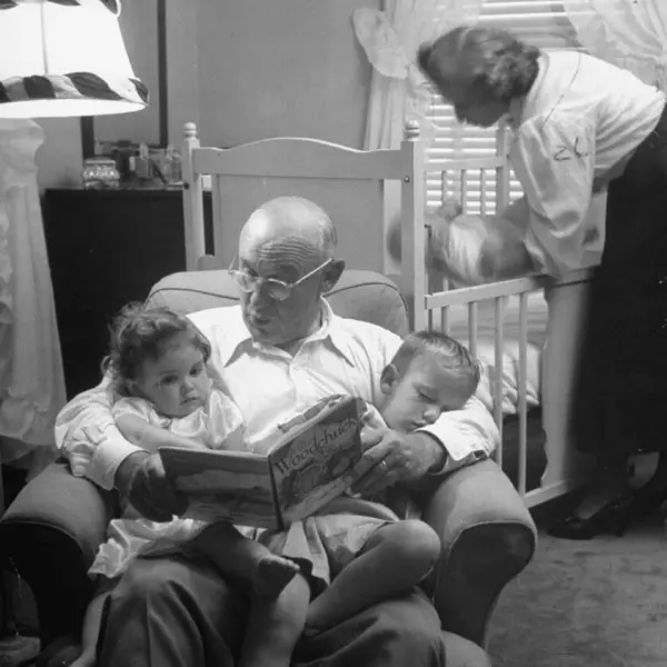 A loving grandfather