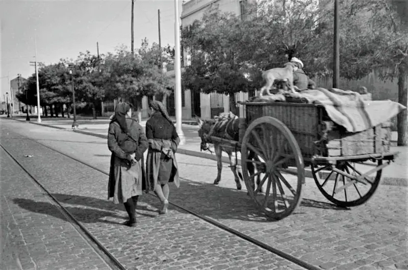 Dos mujeres traperas,