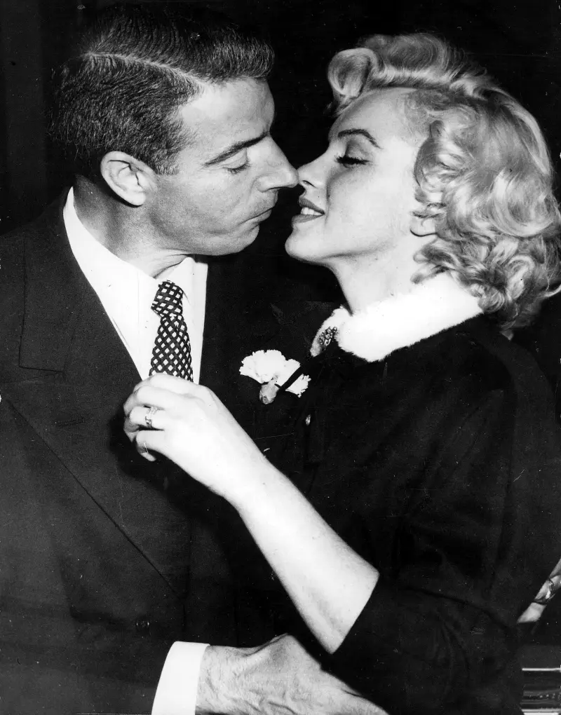 Marilyn Monroe in DiMaggio Wedding