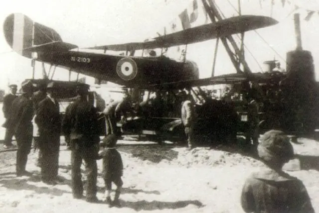 El primer vuelo en Talcahuano: hidroavión Sopwith Baby 