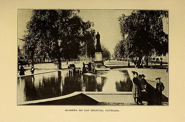 El paseo donde latía Santiago