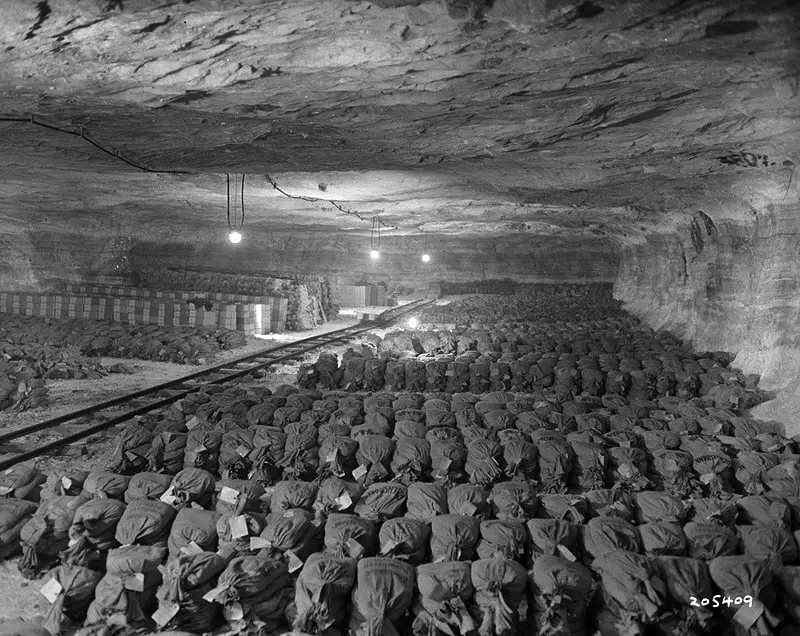 Discovery of Nazi Gold in a Salt Mine