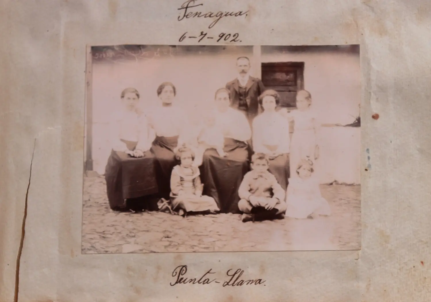 Grupo familiar en Puntallana