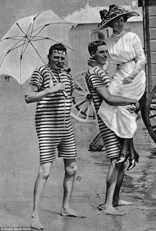 Early 20th Century Men's Swimwear