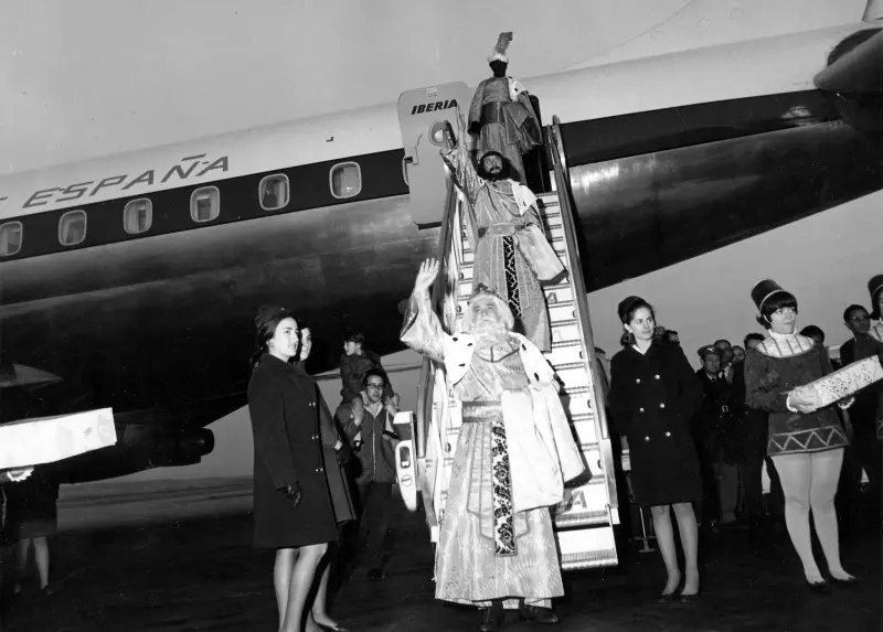 Llegada de los Reyes Magos al Aeropuerto