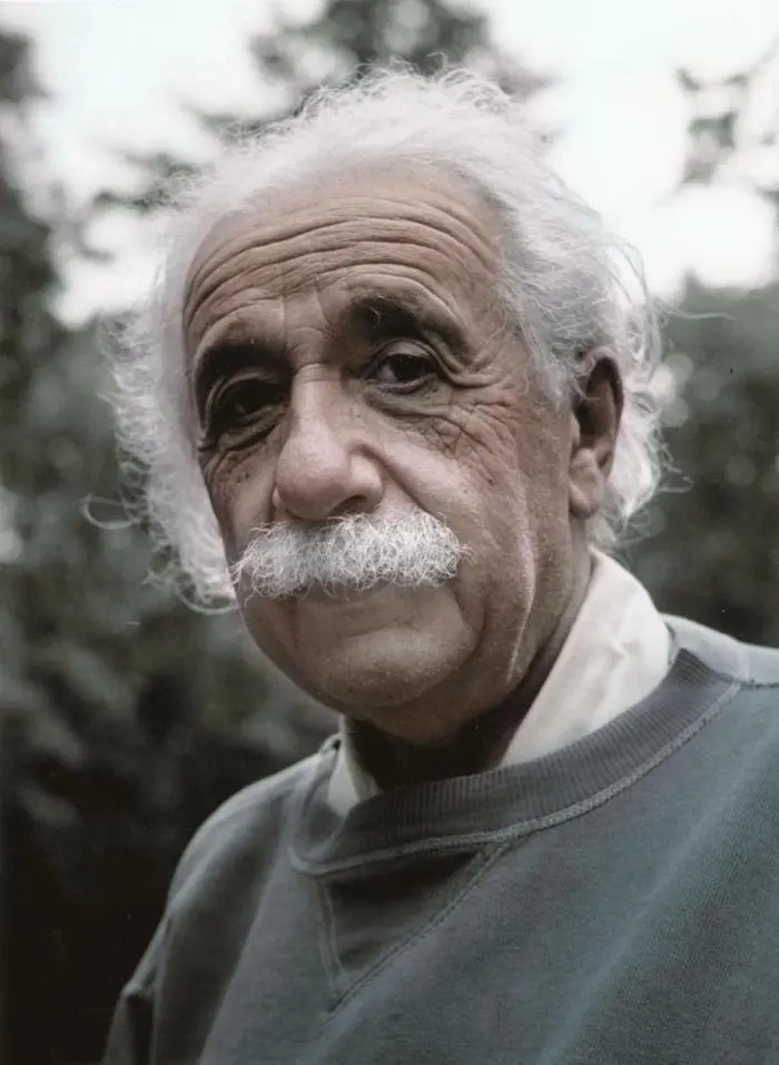 Albert Einstein in His Home