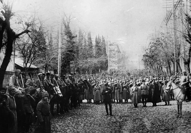 Red Army Enters Tbilisi