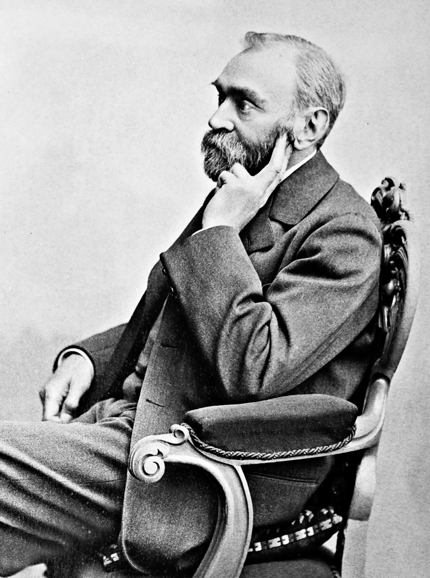 Portrait of Alfred Nobel (1833–1896) by Gösta Florman (1831–1900)