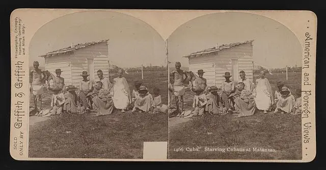 Starving Cubans at Matanzas