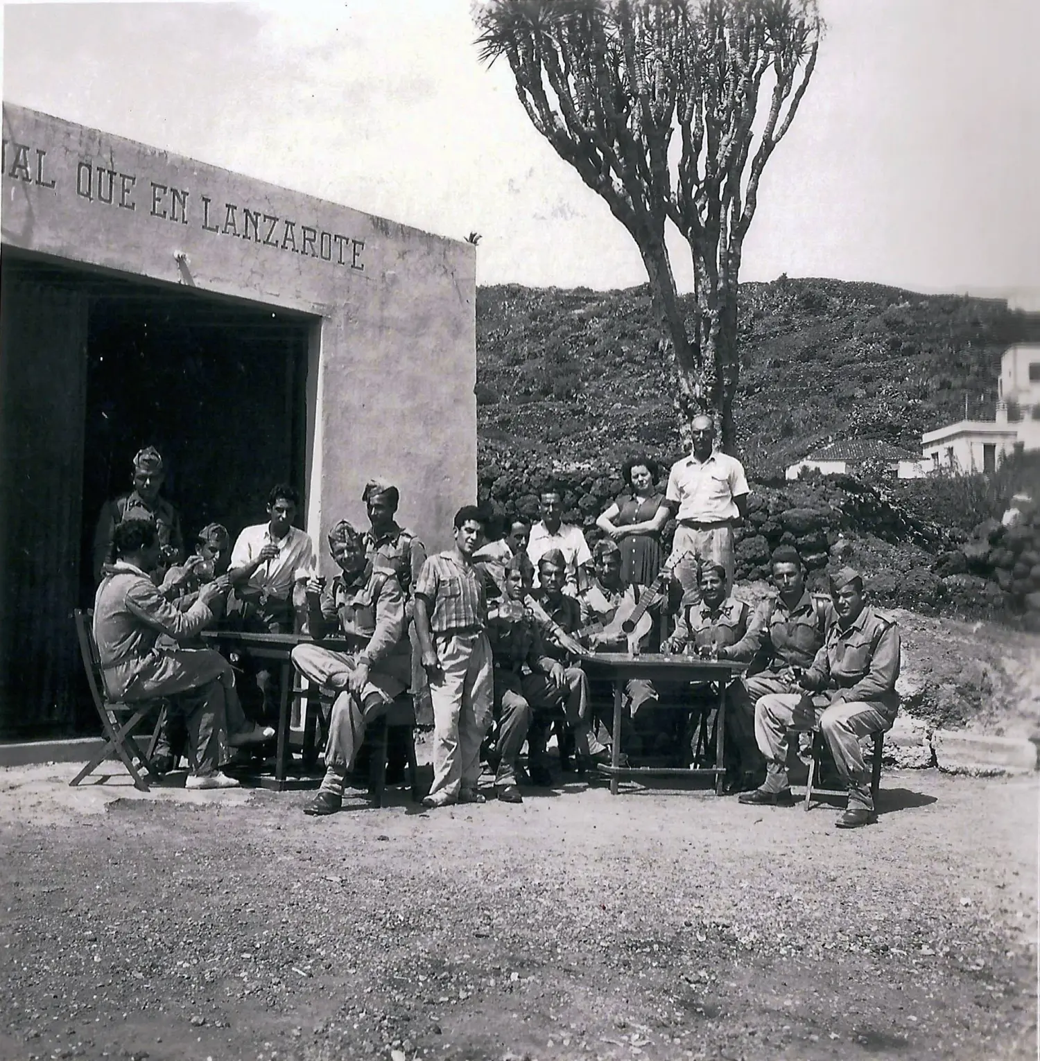 Soldados en Breña Baja
