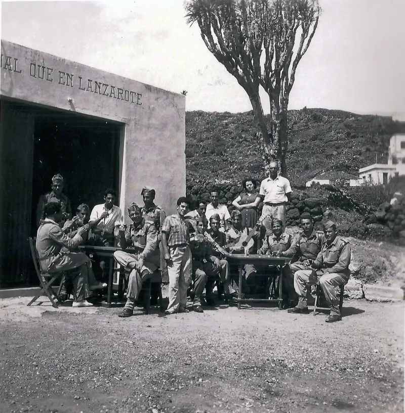 Soldados en Breña Baja