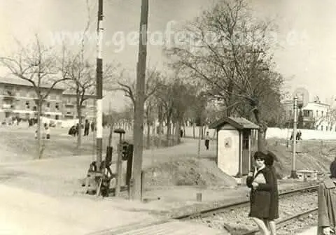 Paso a nivel en la calle Leganés