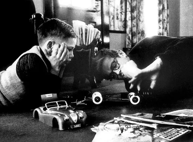 James Dean Playing With His Nephew 
