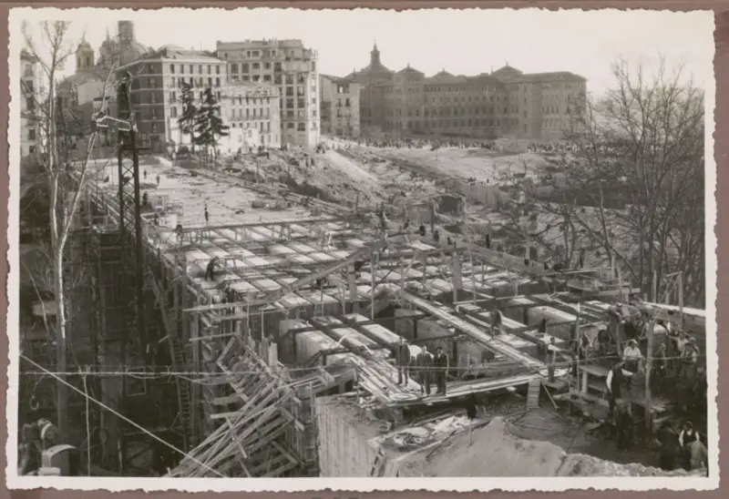 Construcción del Viaducto 