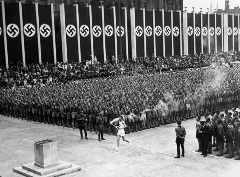 The opening of the Olympic Games in Berlin