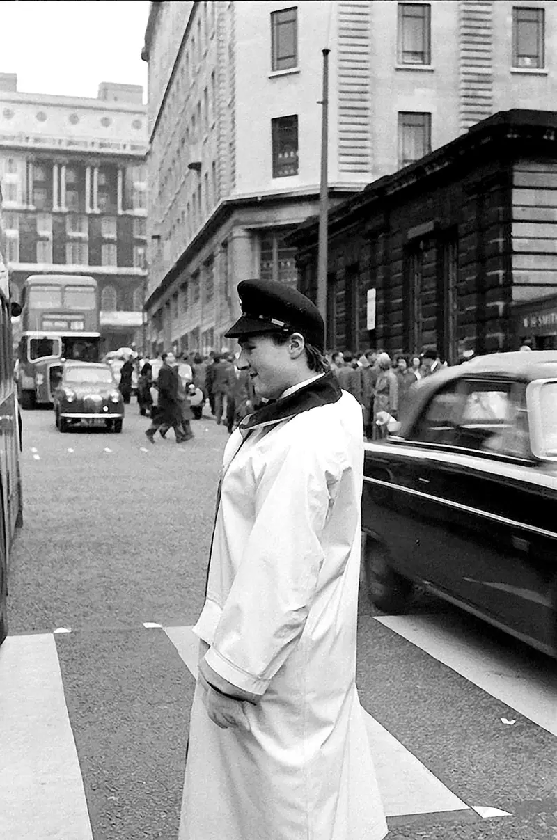 Police Officer at the Ranelagh Street zebra crossing