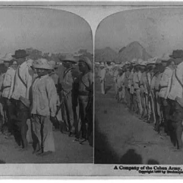 A company of the Cuban army