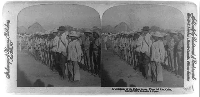 A company of the Cuban army