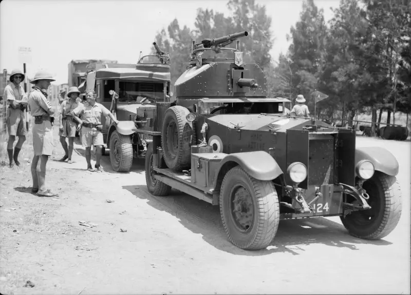 British Rolls-Royce Mk I armored car