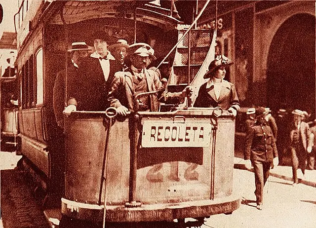 Tranvía “Recoleta” en Santiago de Chile