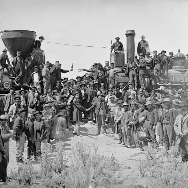 Meeting of the Central Pacific and the Union Rail 