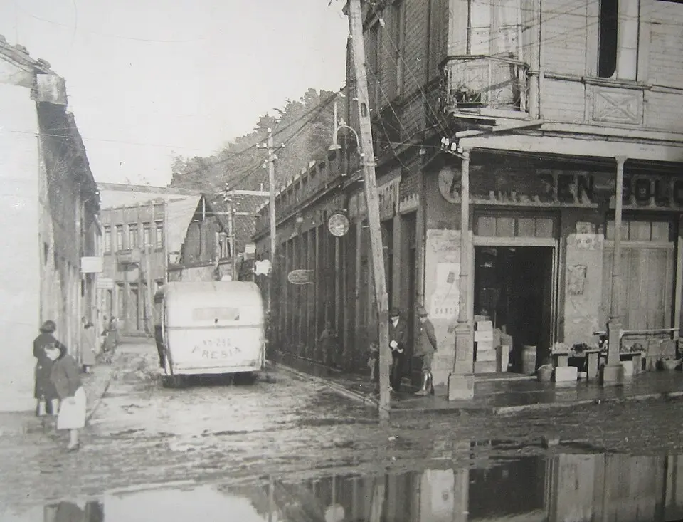 Una esquina de Talcahuano 