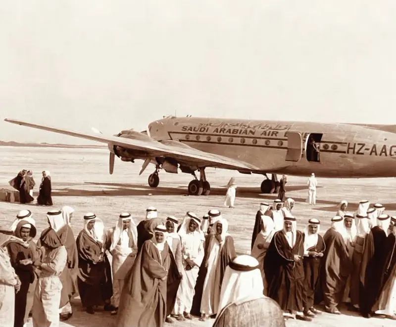 Riyadh International Airport.